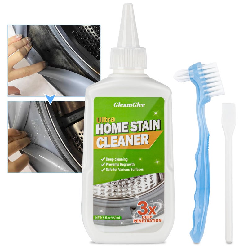 Home Remover Gel, Powerful Washing Machine Gasket Cleaner, Heavy Duty Cleaning Solution for Washing Machine, Refrigerator Strips, Bathroom Grout, Tiles, Sink, Shower - 5 Fl.Oz - Image 1